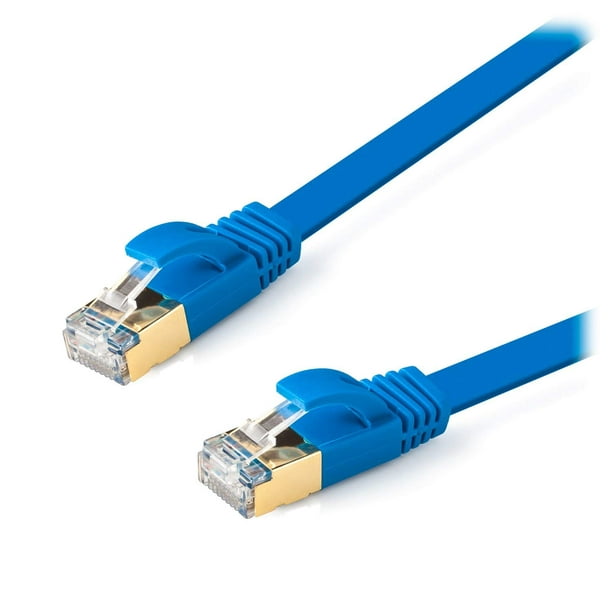 Blue 50 Feet Cat6 50FT Networking RJ45 Ethernet Patch Cable Xbox \ PC \ Modem \ PS4 \ Router-